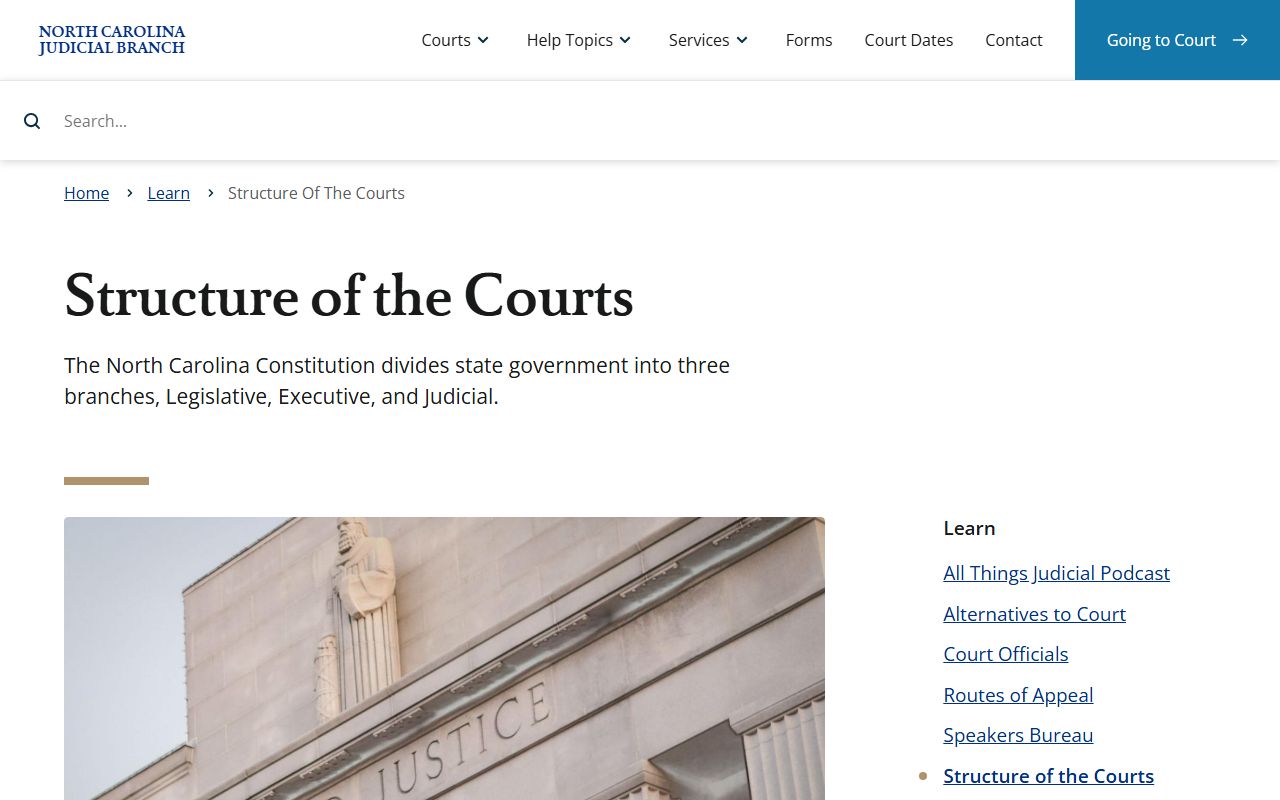 Ashe County clerk of court records North Carolina court structure