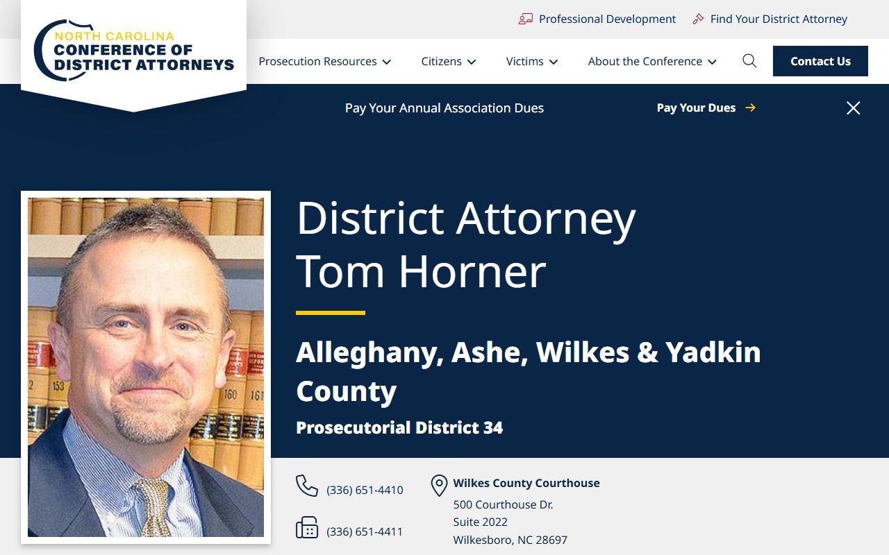 Ashe County arrest records Prosecutorial District 34 court charges