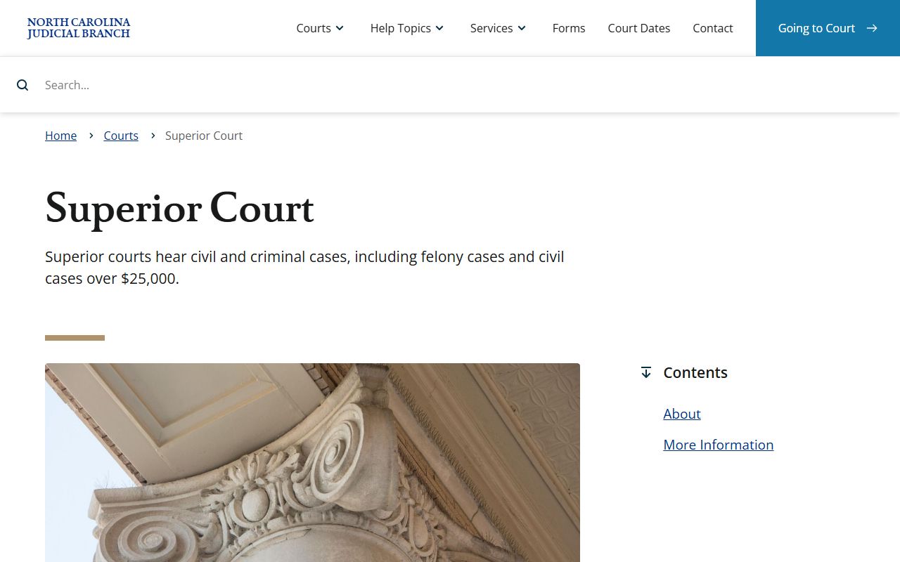 Ashe County court dockets Superior Court overview