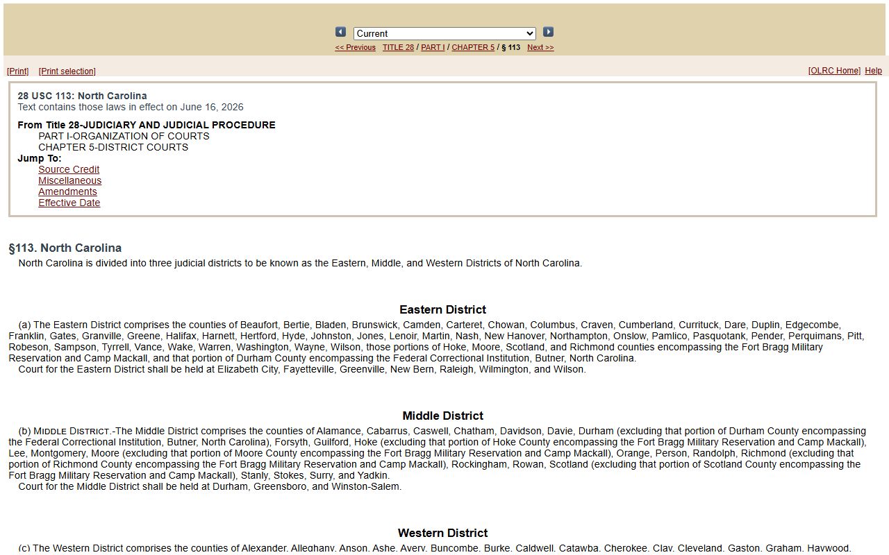 Ashe County district court records 28 USC Western District