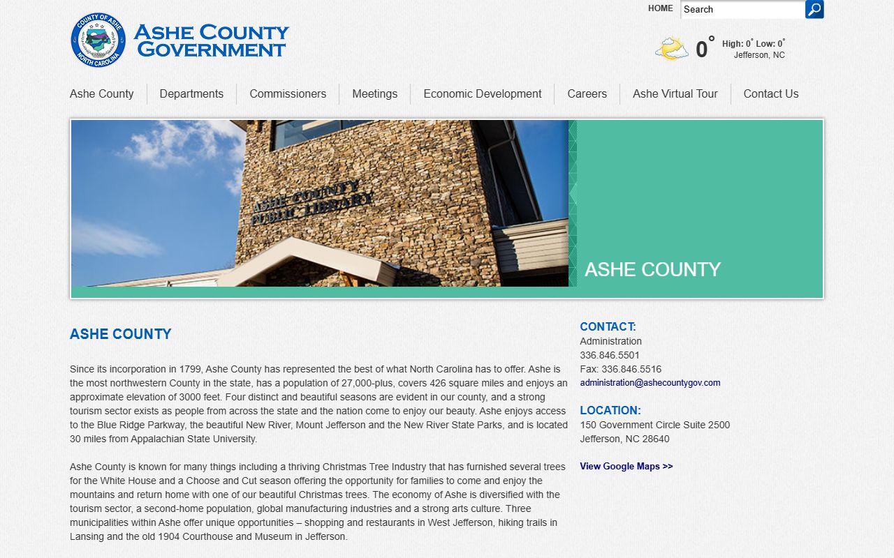 Ashe County court records home context from official county overview
