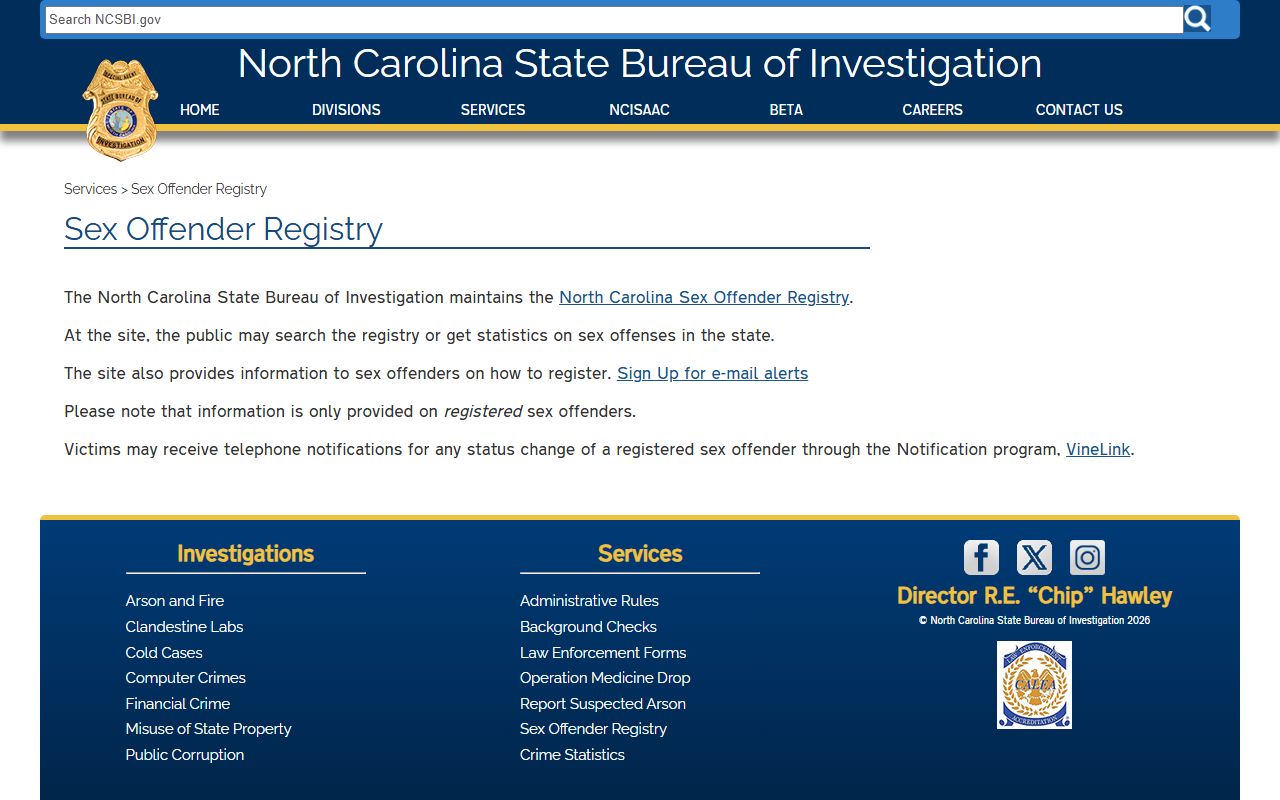 Ashe County inmate records NC SBI registry description